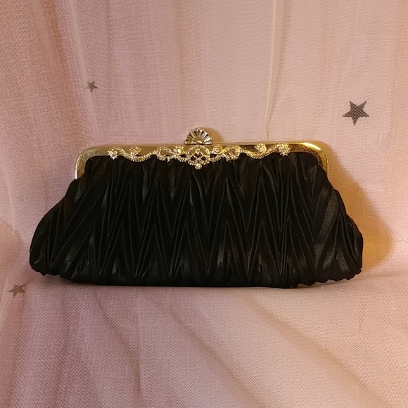 👛Elegant Black Clutch - Picture 3 of 5